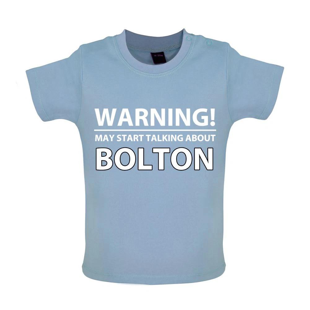 Warning Talk Bolton - Baby Kids Boys Girls Unisex T-Shirt / Babygrow - Football Team Love Fan Gift 150