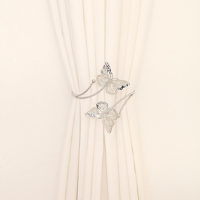 

1 шт. прочный занавес с подхватом цветок домашний декор открытие бабочка металлический высококачественный свет роскошный