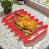 Silicone Roasting Rack Non-Stick Drains Oil Baking Tray for Oven, Meat Chicken Fish Vegetables, Reusable Kitchen Baking Tool