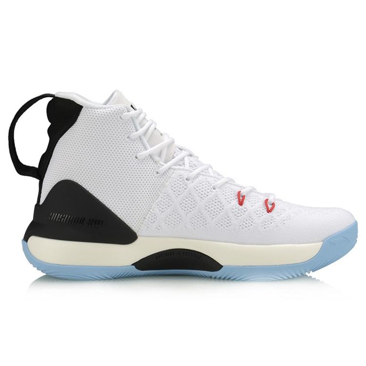 Li Ning YuShuai 13 Fabric Slip Resistant Abrasion Resistant Slip Resistant Abrasion Resistant High top Light Foam ABAP075-1