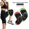 Outdoor Fitness Cycling Sports Knee Pads Mountain Climbing Nylon Pressure Straps Knitted Protective Gear Non-slip Breathable Knee Pads