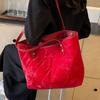 Summer Large Capacity Commuting Bag Women's New Fashionable and Versatile Single Shoulder Tote Bag