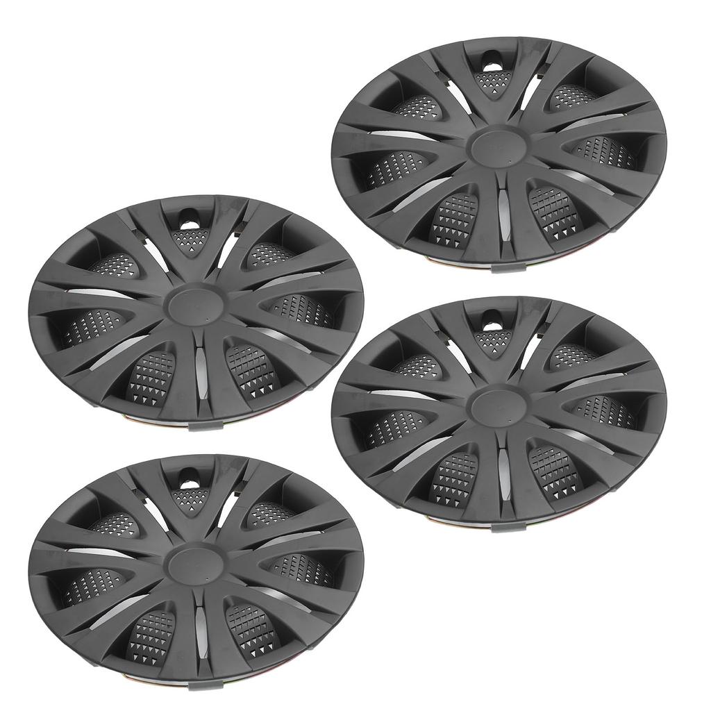 4 buc Capac butuc roată 13in Negru mat Snap On Utilizare de lungă durată Înlocuitor pentru SEAT Ibiza