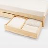 MUJI Wooden Bed Under Storage Box with Dividers KA0NSA1A