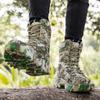 Botas masculinas de deserto Botas masculinas casuais para áreas externas de combate alto Plus Size Camuflagem Khaki Selva Sapatos de caminhada cross-country