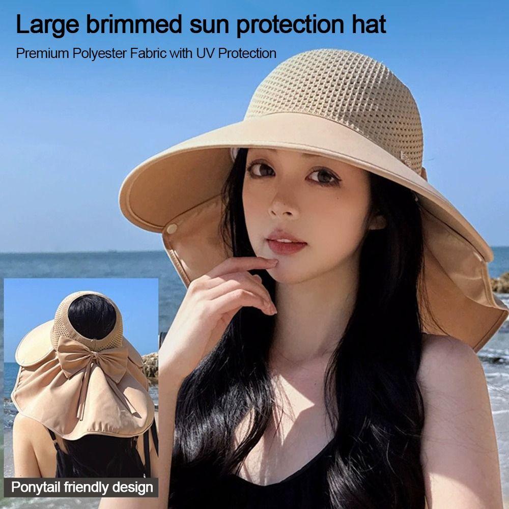 Breathable Beach Cap UV Protection Fishing Hats Summer Sun Hat for Women for Outdoor Activities