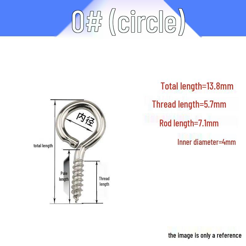 Eye Bolt & Assorted Hooks with Self-Tapping Screws