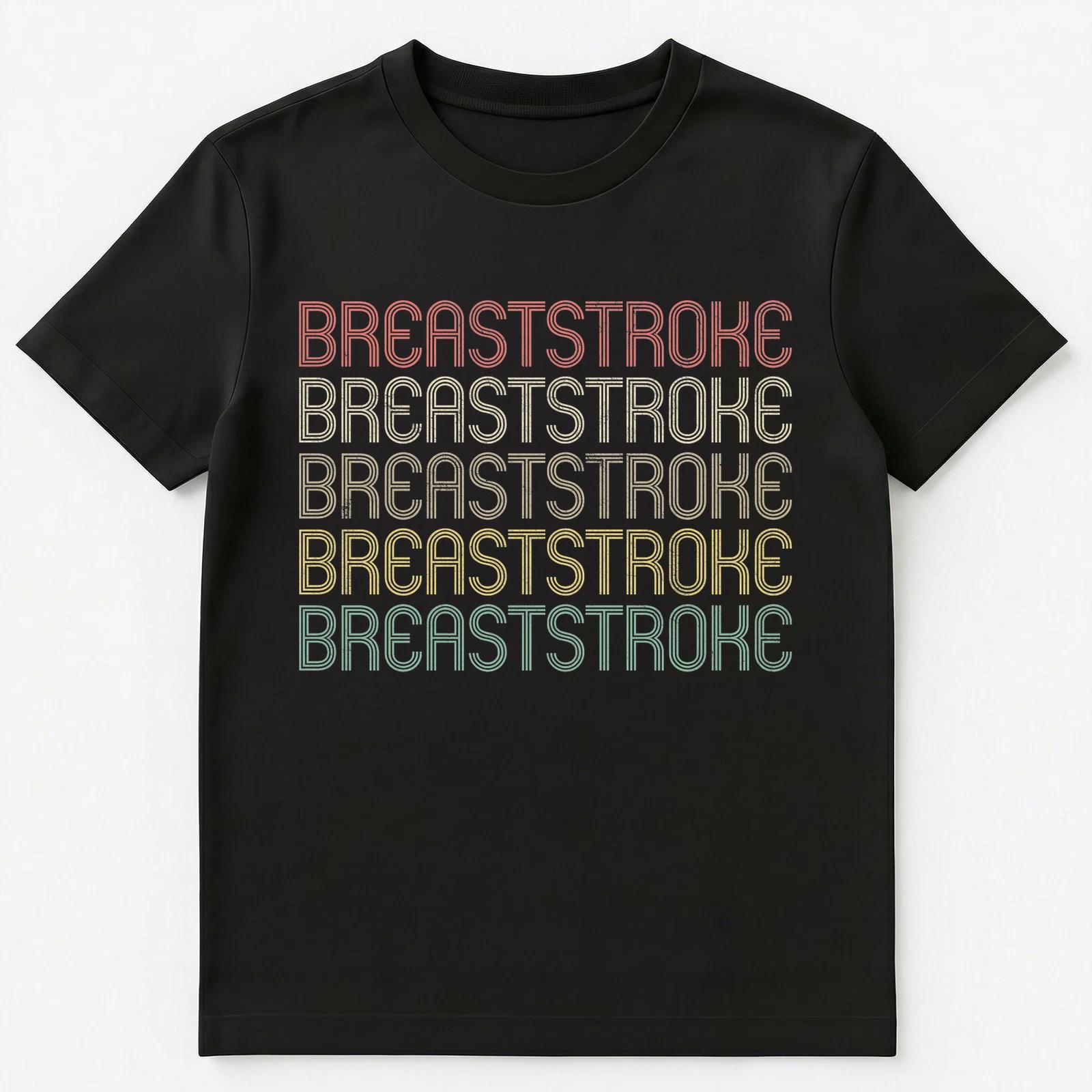 

Retro Style Breaststroke Swimmer Unisex T-Shirt XL