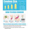 MELEON 10pcs Particle Condoms for Men Penis Sleeve Delay Ejaculation Latex Long Lasting Condones  for men