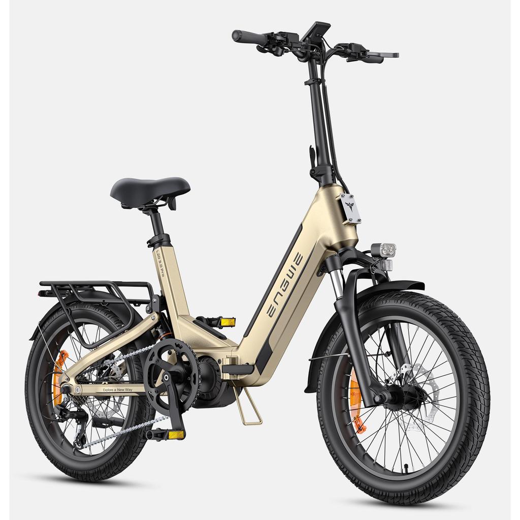 ENGWE L20 3.0 Pro Skládací elektrokolo 250W Motor 100Nm Středový motor 48V15Ah Baterie Dojezd 160KM Hydraulické brzdy Městské dojíždění E-bike