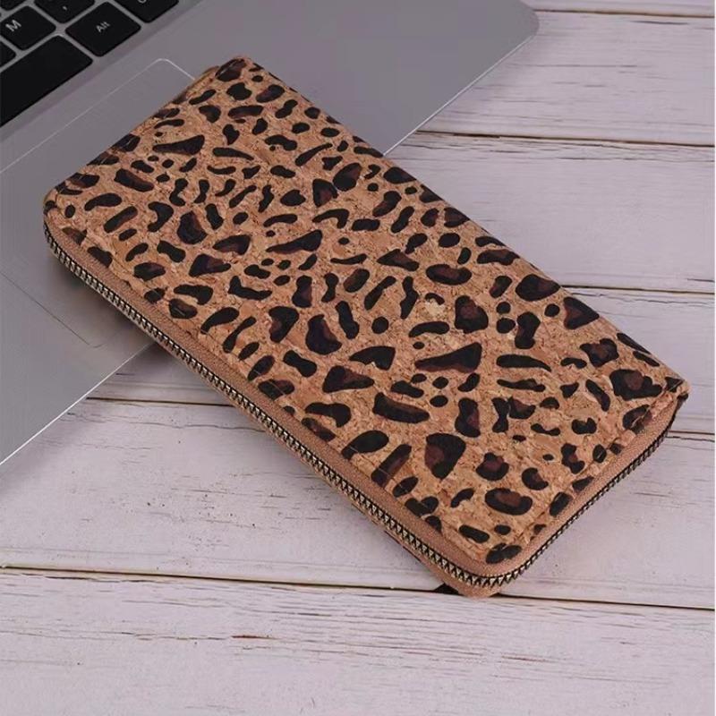 Minimalist Retro Wallet With Leopard Print, Multifunctional And Multi Card Holder, Fashionable Hand-held Bag