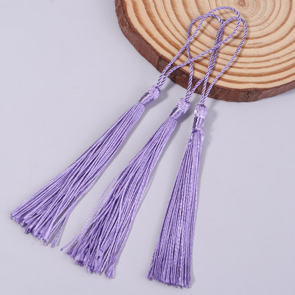 30-100pcs/lot Colorful Polyester Silk Tassel Fringe Cotton Tassels Trim For Sewing Curtains Accessories DIY Bookmark Decoration