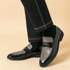 Britain Gentleman New Designer Pointed Mix Color Wedding Brogues Shoes for Men Fashion Penny Loafter Formal Dress Footwear