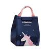 Ecarla Insulated Lunch Bag 23x18x17cm Blue Thermal Cooler Tote for Picnic