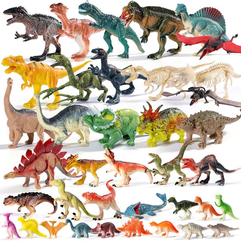 Jurassic Tyrannosaurus Rex Rubber Dinosaur Toy Set for Boys - Perfect Role-Playing Gift for Children's Day, June 1st