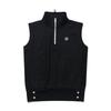 Blu DoT Half Zip Sleeveless T shirT Plus Bk