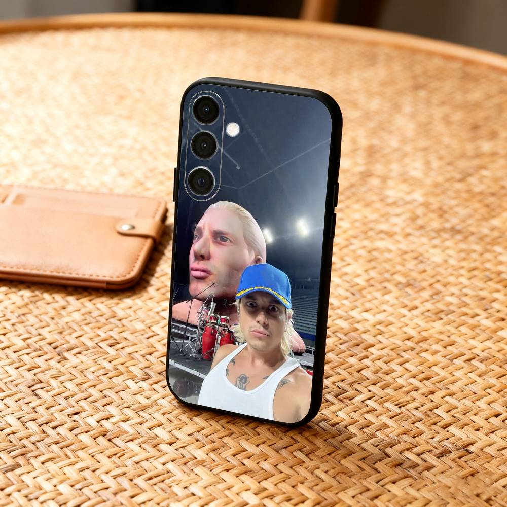 1PC P-Paco A-Amoroso C-Ca7riel Phone Case For Samsung A73,72,71,53,52,51,22,91,80, Soft Black Cover