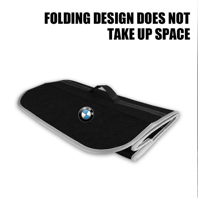 1Pcs Car Soft Felt Storage Bag Organizer Cars Foldable Trunk Car Goods for BMW E36 E46 E53 E90 E60 E61 E93 E87 X3 X5 F30 F20