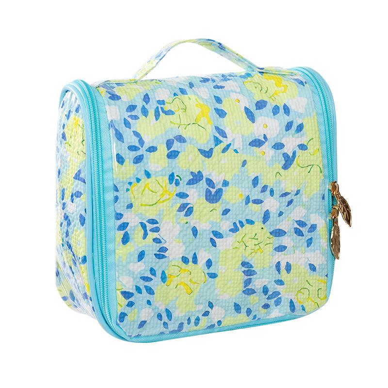 

High Quality Travel Makeup Bag Waterproof Toiletries Organizer Women Neceser Bathroom Hook Wash Pouch Hook Makeup Storage Bag синий