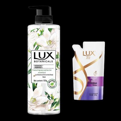 LUX Freesien-Duft Duschgel & Shampoo Set