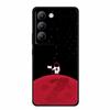 Für vivo V40 SE Hülle Luxus TPU Weiches Silikon Handy Rückabdeckung für vivo V40 SE 5G Schutz Stoßfest Blumen Mädchen Niedlich Hülle