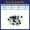 160/170/600 Stück Transistor-Sortiment-Kit - 15, 16, 17 Werte PNP NPN Set Inklusive S9012, S9013, 2N2222, S9015, S9018 TO-92