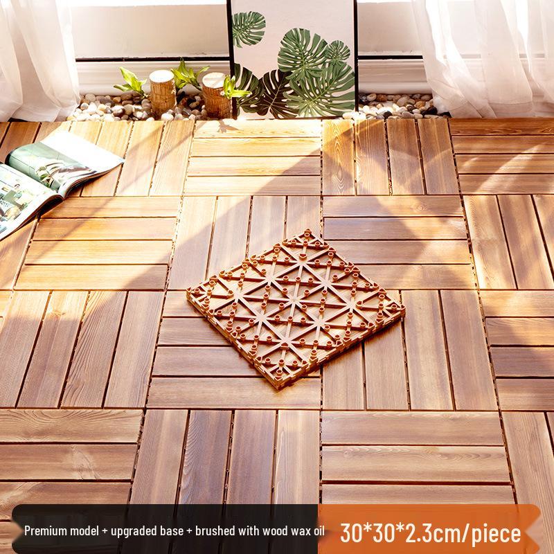 

Вулична Водонепроникна Карбонізована Шотландська Сосна Замикаюча Декова та Патіо Підлога