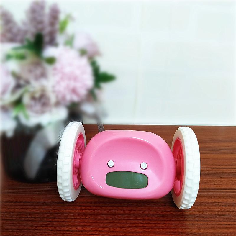 Runaway Alarm Clock - Fun Escape Clock with Wheels for Kids & Students, Snooze Feature