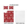 Santa Claus Digital Printed Polyester Three-Piece Quilt Cover Bedding Quilt Cover Pillowcase Distribution