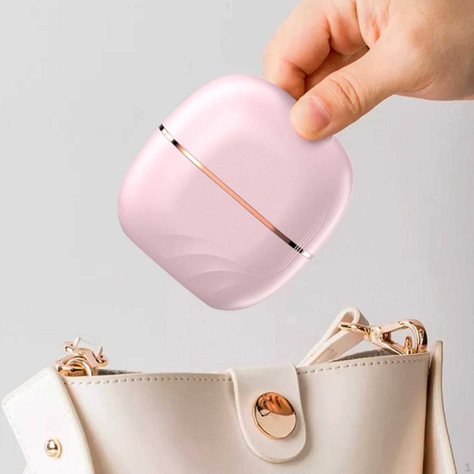 

Выпрямитель для волос Щетка и плойка Беспроводной Быстро нагревающийся Портативный Профессиональный 3 розовый