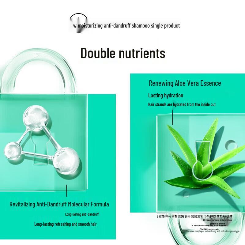 Rejoice Shampoo Set: Moisturizing Anti-Dandruff (700g) + Smooth Cleansing (170g)