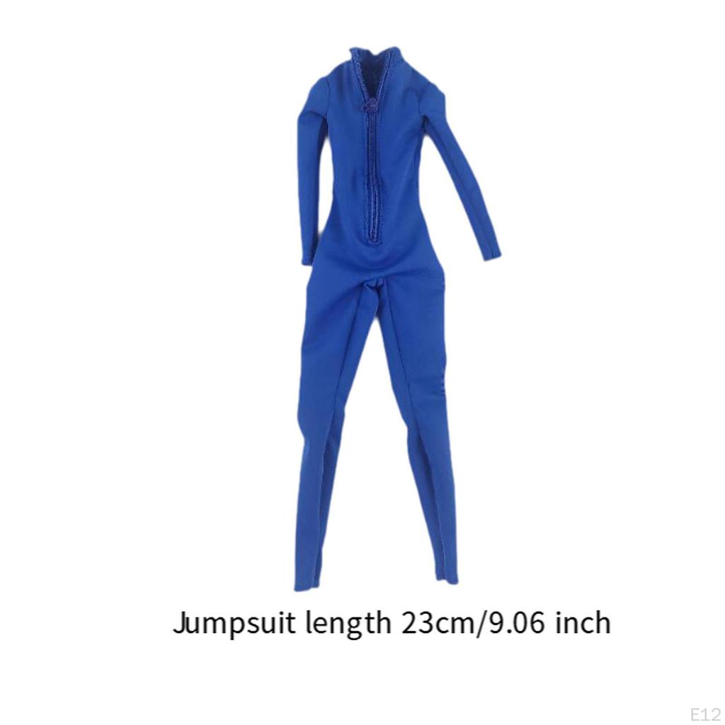 1/6 Actionfiguren Maßgeschneiderter Jumpsuit für 12 Zoll Weibliche Puppen
