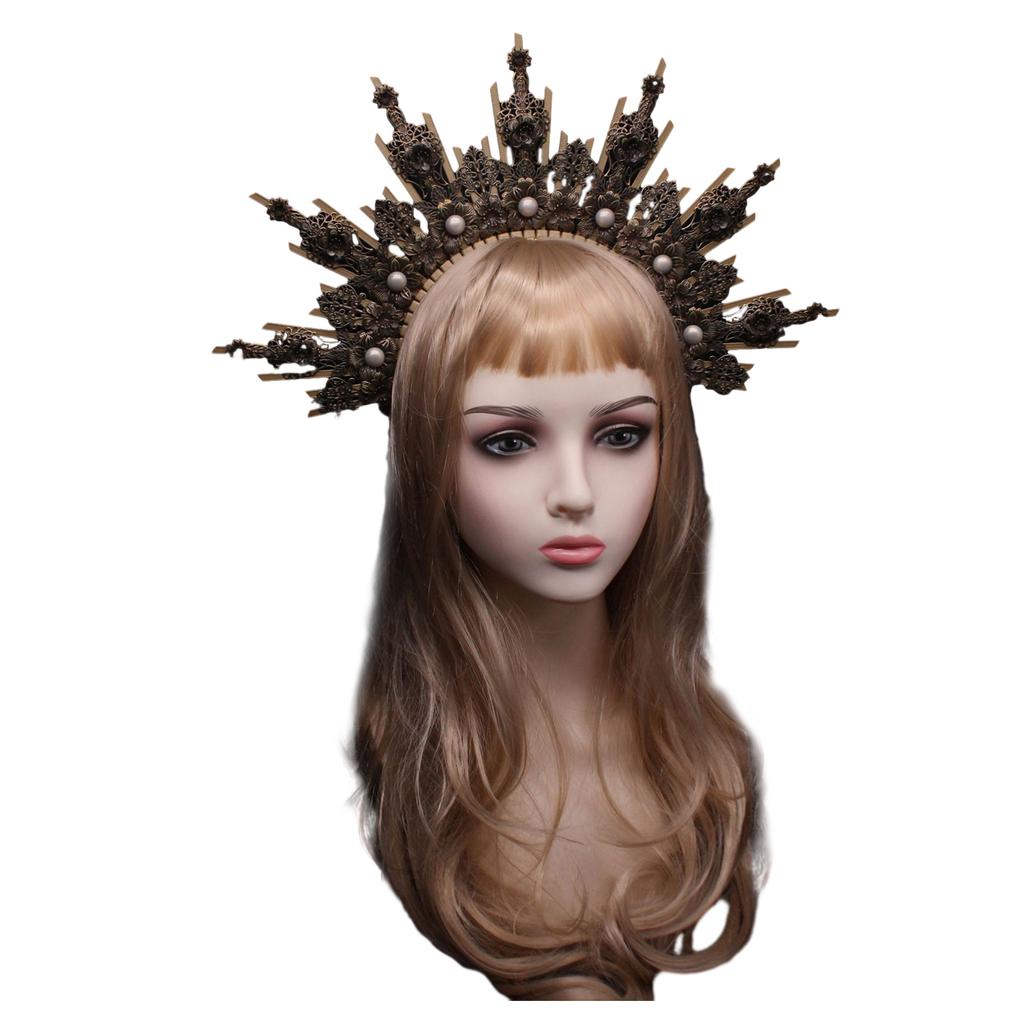 Tiaras Crown Headband DIY Material Package Church Hairband Masquerade Headdress