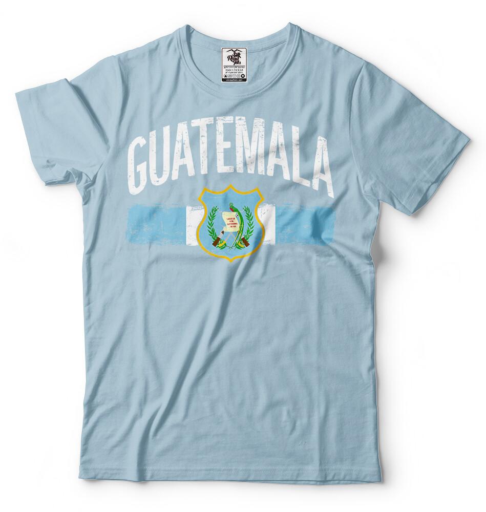 Guatemala Distressed Landesflagge Guatemaltekischer Stolz Herren T-Shirt Guatemalteco