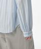 MUSINSA STANDARD WOMAN Women'S Relaxed Multi-Stripe Shirt [Light Blue]