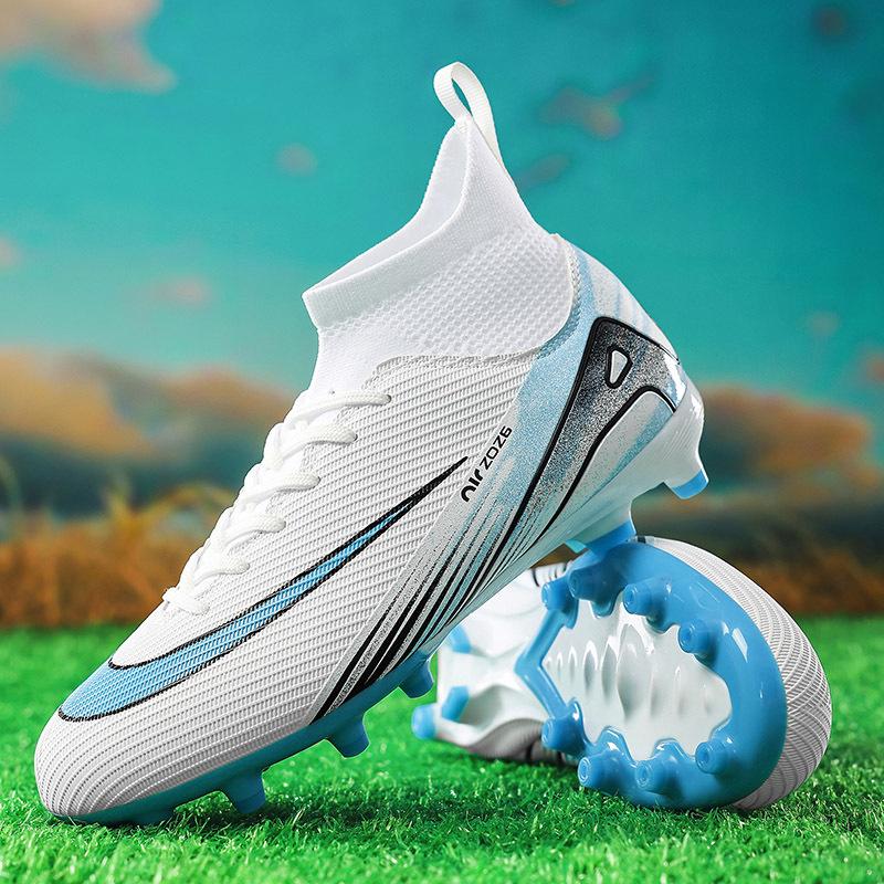 High-top Football Shoes for Boys New Student Spikes Broken Nails Competition Training Shoes Sports Men