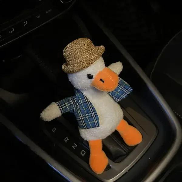 Cute Cartoon Car Handbrake Grip Covers Gear Shift Knob Cover Handle Plush Sleeve Winter Soft Warm Hand Brake Dino Corgi Ass
