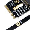 M.2 A&E to NVME SSD Expansion Card Supports 2230/2242/2260/2280 Computer Motherboard M2 Key A-E to NVME SSD PCIe 4.0 Extension Adapter PCB Board