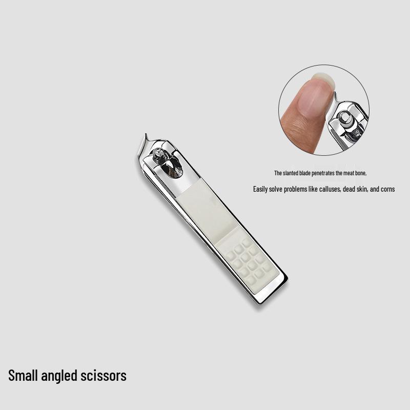 Scharfe Karbonstahl-Nagelknipser für dicke und harte Nägel - Tragbares Maniküre-Werkzeug für die häusliche Nagelpflege
