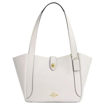 Coach Hadley 28 Klassische Logo-Ledertasche Damen-Tragetaschen Off-White CAL17-IMCHK