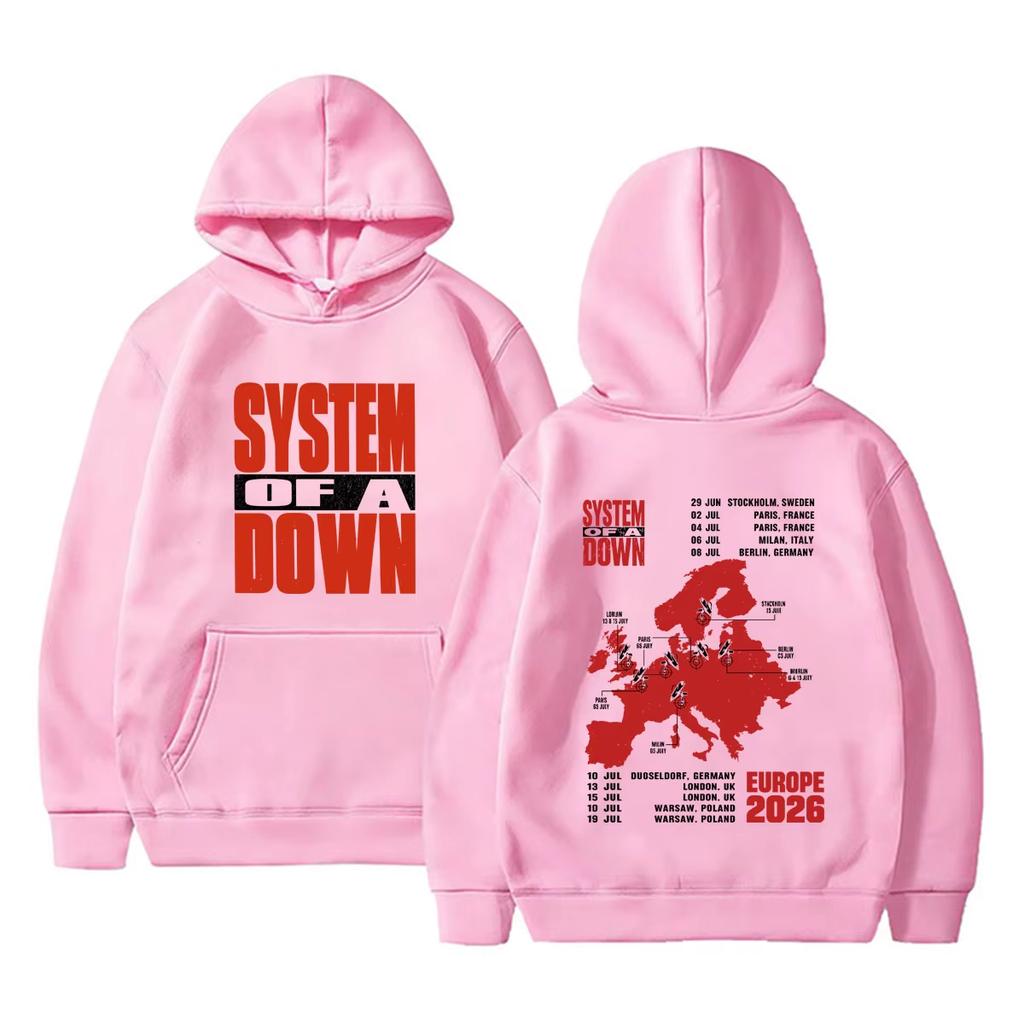 Sistema di Vendita Calda Felpa con Cappuccio Tour A Day to Remember 2026 Uomo Donna Vintage Rock Oversize Streetwear Felpa Morbida Cotone Felpa Larga Comoda e Versatile