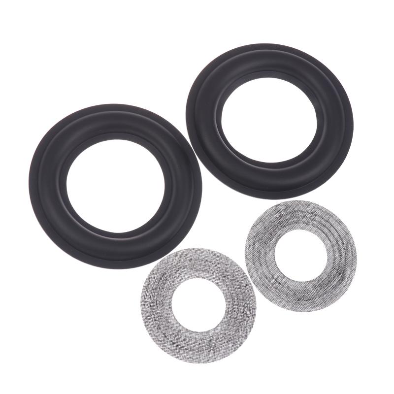 2pcs For Speaker Foam Folded Edge Ring /Foam Spider Loudspeaker Woofer Repair Side Surround Circle Replacement Parts
