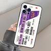Authentic Airline Boarding Pass Phone Case For iPhone 14 11 12 13 15 16 Pro Max Mini X XR XS MAX Plus Silicone Cover Case