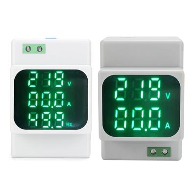 AC60-500V 1-100A DIN-Schienen Voltmeter Amperemeter Frequenzmeter LED Digitales Multimeter Spannungsstromfrequenzmeter Tester