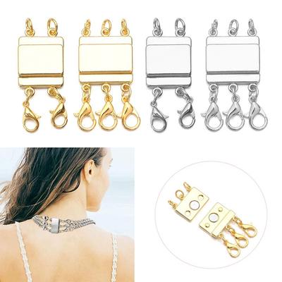Magnetic Necklace Clasp for Layered Bracelet Multi Strands Clasps Magnetic Necklace Connector