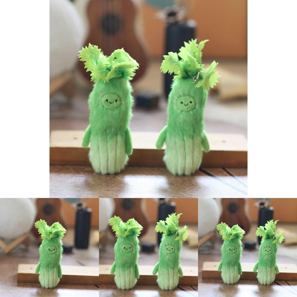 Vegetable Plush Keychain With Pp Cotton And Short Plush For Kids Backpack Decor