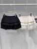 Women's Lace Pleated Layered Short Skirt - Spring/Autumn Versatile Sweet Style