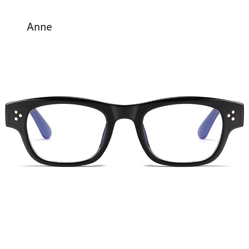 Fashion Blue Light Filter Glasses Rectangle Frame Digital Screen Protection Eyewear for Office Work/Study Clear Óculos