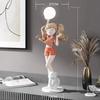 Creative Glowing Figurines Human Animal Theme Mini Statue Resin Material Craft Ornament Indoor Living Bedroom Home Decoration Cr