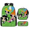 Zaino Cartone Animato Anime Poliziotta Volante Stampa Digitale Zaino Scolastico Studente Borsa a Tracolla Obliqua Astuccio